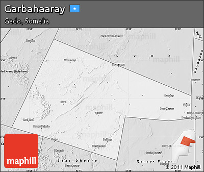 Silver Style Map of Garbahaaray