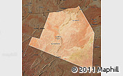 Satellite Map of Luuk, darken