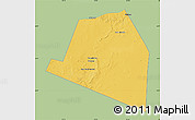 Savanna Style Map of Luuk, single color outside