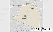 Shaded Relief Map of Luuk, desaturated