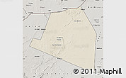 Shaded Relief Map of Luuk, semi-desaturated