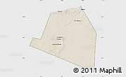 Shaded Relief Map of Luuk, single color outside