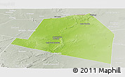 Physical Panoramic Map of Luuk, lighten, semi-desaturated