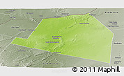 Physical Panoramic Map of Luuk, semi-desaturated