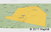 Savanna Style Panoramic Map of Luuk