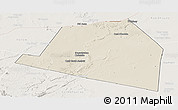 Shaded Relief Panoramic Map of Luuk, lighten