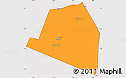 Political Simple Map of Luuk, cropped outside
