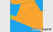 Political Simple Map of Luuk