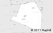 Silver Style Simple Map of Luuk