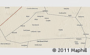 Shaded Relief 3D Map of Dhuusamareeb