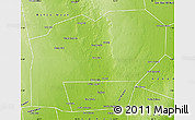 Physical Map of Buulo Burdo (Bula-Brif)