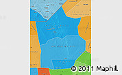 Political Shades Map of Hiiran