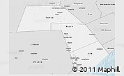Silver Style 3D Map of J. Dhexe