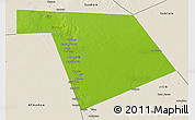 Physical 3D Map of Bu'aale, shaded relief outside
