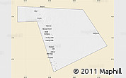 Classic Style Map of Bu'aale, single color outside