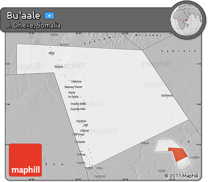 Gray Map of Bu'aale