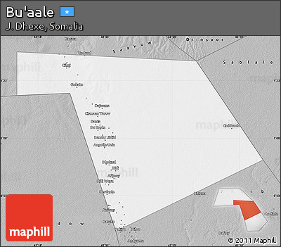 Gray Map of Bu'aale