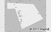 Gray Map of Bu'aale, single color outside