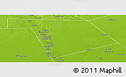 Physical Panoramic Map of Bu'aale
