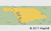 Savanna Style Panoramic Map of Bu'aale