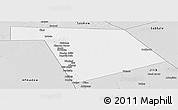 Silver Style Panoramic Map of Bu'aale