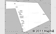 Gray Simple Map of Bu'aale