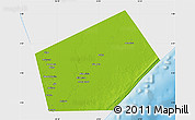 Physical Map of Jilib, single color outside