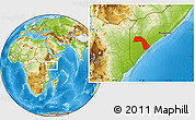 Physical Location Map of J. Dhexe
