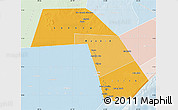 Political Shades Map of J. Dhexe, lighten