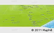 Physical Panoramic Map of J. Dhexe