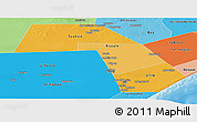 Political Shades Panoramic Map of J. Dhexe