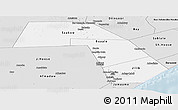 Silver Style Panoramic Map of J. Dhexe