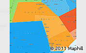 Political Shades Simple Map of J. Dhexe
