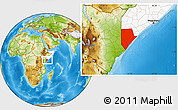 Physical Location Map of J. Hoose, highlighted country