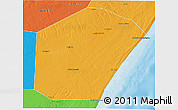 Political 3D Map of Jariiban