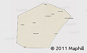 Shaded Relief 3D Map of Jariiban, cropped outside