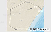 Shaded Relief 3D Map of Jariiban
