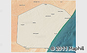 Shaded Relief 3D Map of Jariiban, satellite outside