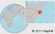Gray Location Map of Jariiban