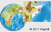 Physical Location Map of Jariiban, highlighted country, highlighted parent region, within the entire country