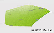 Physical Panoramic Map of Jariiban, cropped outside