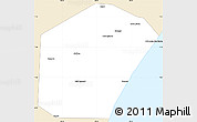 Classic Style Simple Map of Jariiban, single color outside