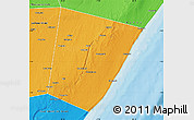 Political Map of Xarardheere (Harardere)
