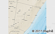 Shaded Relief Map of Xarardheere (Harardere)