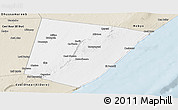 Classic Style Panoramic Map of Xarardheere (Harardere)