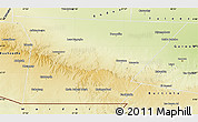 Physical Map of Lascaanod (Lasanod)