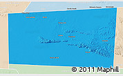 Political 3D Map of Xudun, lighten