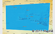 Political Map of Xudun, physical outside