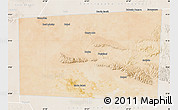 Satellite Map of Xudun, lighten