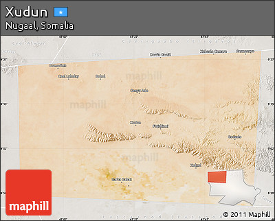 Satellite Map of Xudun, lighten, semi-desaturated
